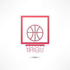 Image showing Basketball Icon