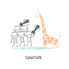 Image showing Tourists