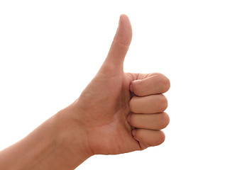 Image showing Thumbs up