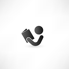 Image showing Book Reader Sign Icon