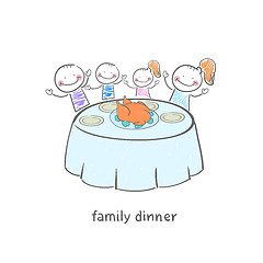 Image showing Dinner