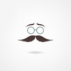 Image showing Man mustache icon