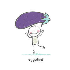 Image showing Eggplant and people