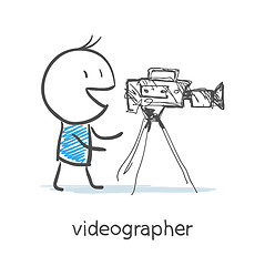 Image showing Videographer