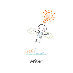 Image showing writer