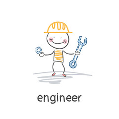 Image showing Engineer. Illustration