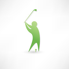 Image showing Golfer icon.