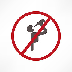 Image showing No alcohol sign