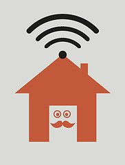 Image showing Home wireless connection