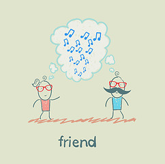 Image showing friend