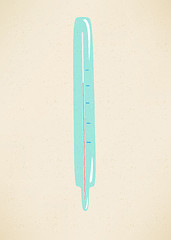 Image showing Medical Thermometer Retro Poster