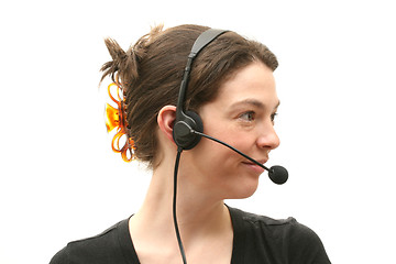 Image showing Call Centre assistant