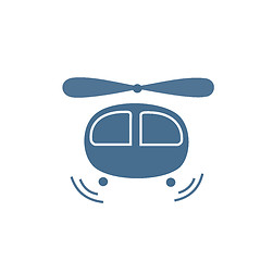 Image showing Helicopter Icon