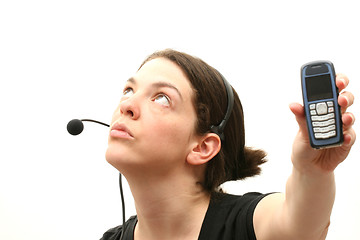 Image showing Call centre assistant