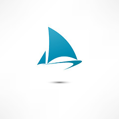 Image showing Sailing boat