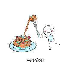 Image showing vermicelli