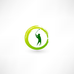Image showing Golfer icon.