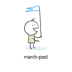 Image showing march-past