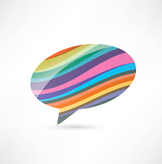 Image showing abstract talking bubble