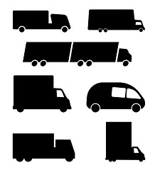 Image showing different truck symbols