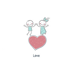 Image showing Couple in love