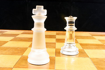 Image showing Chess Game -  King and Queen
