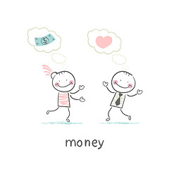 Image showing Man and Money