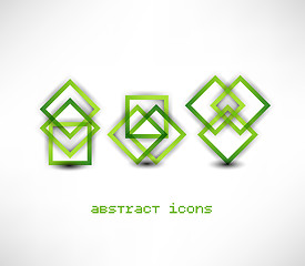 Image showing Business abstract icons set