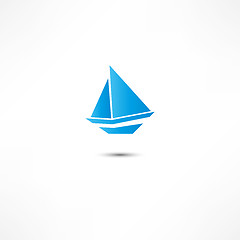 Image showing Sailing boat