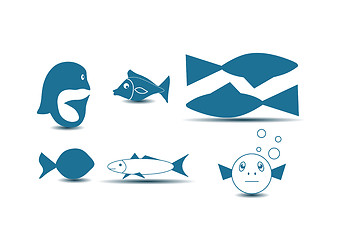 Image showing Fish Icons