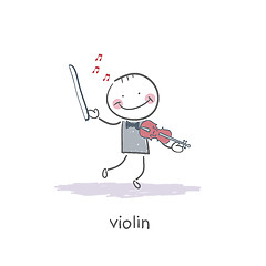 Image showing violinist