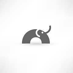 Image showing Elephant Icon