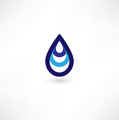 Image showing Water Drop Symbol