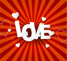 Image showing Love Abstract  background