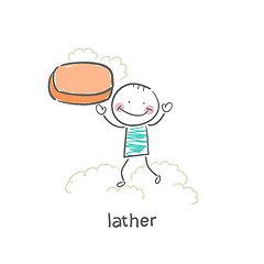 Image showing lather