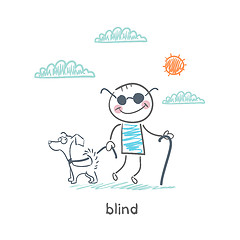 Image showing blind