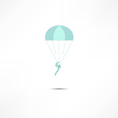 Image showing skydiver icon