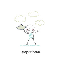 Image showing Paper Boat