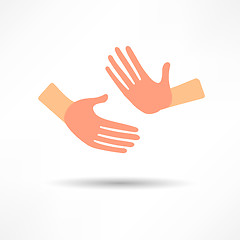 Image showing Business icon. Handshake. Transaction.