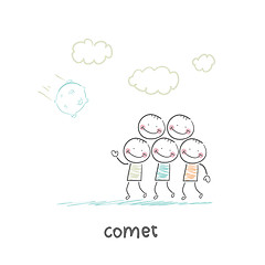 Image showing comet