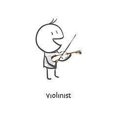 Image showing violinist