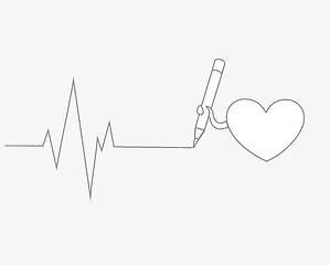 Image showing Cardiogram Icon