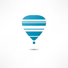 Image showing hot air balloon icon