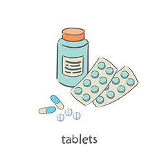 Image showing Medical pills