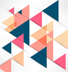 Image showing Abstract Retro Geometric Background