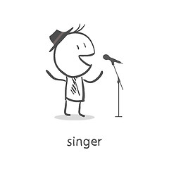 Image showing Singer