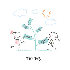 Image showing Man and Money