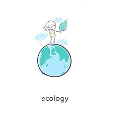Image showing Eco people. Illustration.