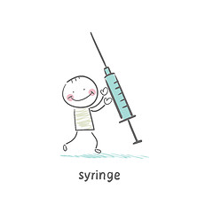 Image showing syringe icon