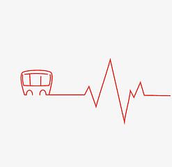 Image showing Cardiogram Icon